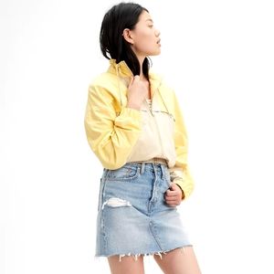 Levi's high waisted jean skirt button fly size 27